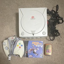 SEGA Dreamcast Console White NTSC-U/C Controller Cables VMU Dave Mirra HKT-3000