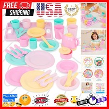 Play Circle   Dish Set   Plates, Cups, and Tea Party Toys   Kitchen Toys for ...