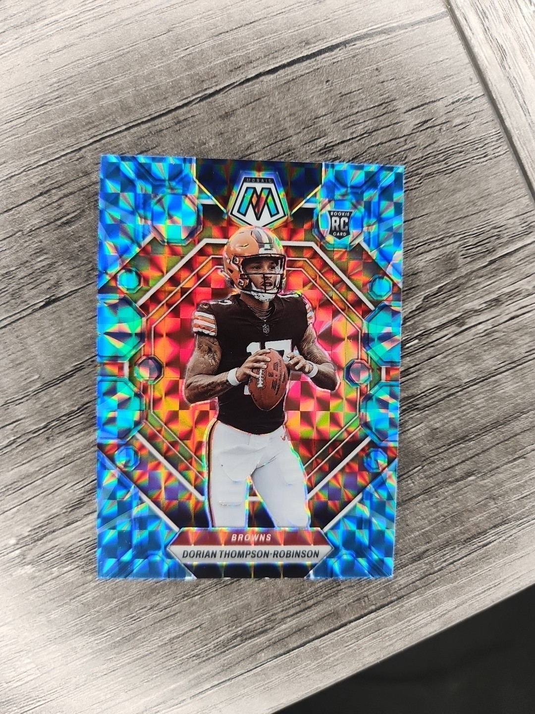 2023 Panini Mosaic - Rookies Dorian Thompson-Robinson #316 Reactive Blue Mosaic