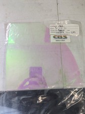 Broken Dichro - Clear Emerald Green - 33 COE - ds3-1/16 1/4 sheet Glassblowing