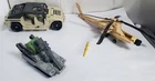 D-873 VINTAGE 1980/90'S G.I. JOE VEHICLES-HAMMER HUMVEE, PULVERIZER, HELICOPTER!