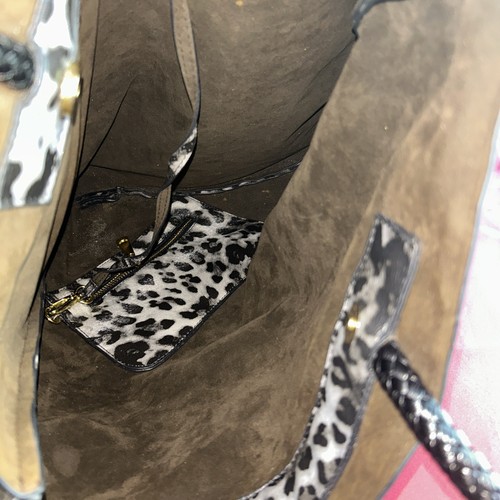 Marc By Marc Jacobs Workwear Animal Print Black & Gray Shoulder Bag - Picture 20 of 24