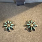 Sterling Silver Unsigned Zuni Needle Point Earrings — photo 1