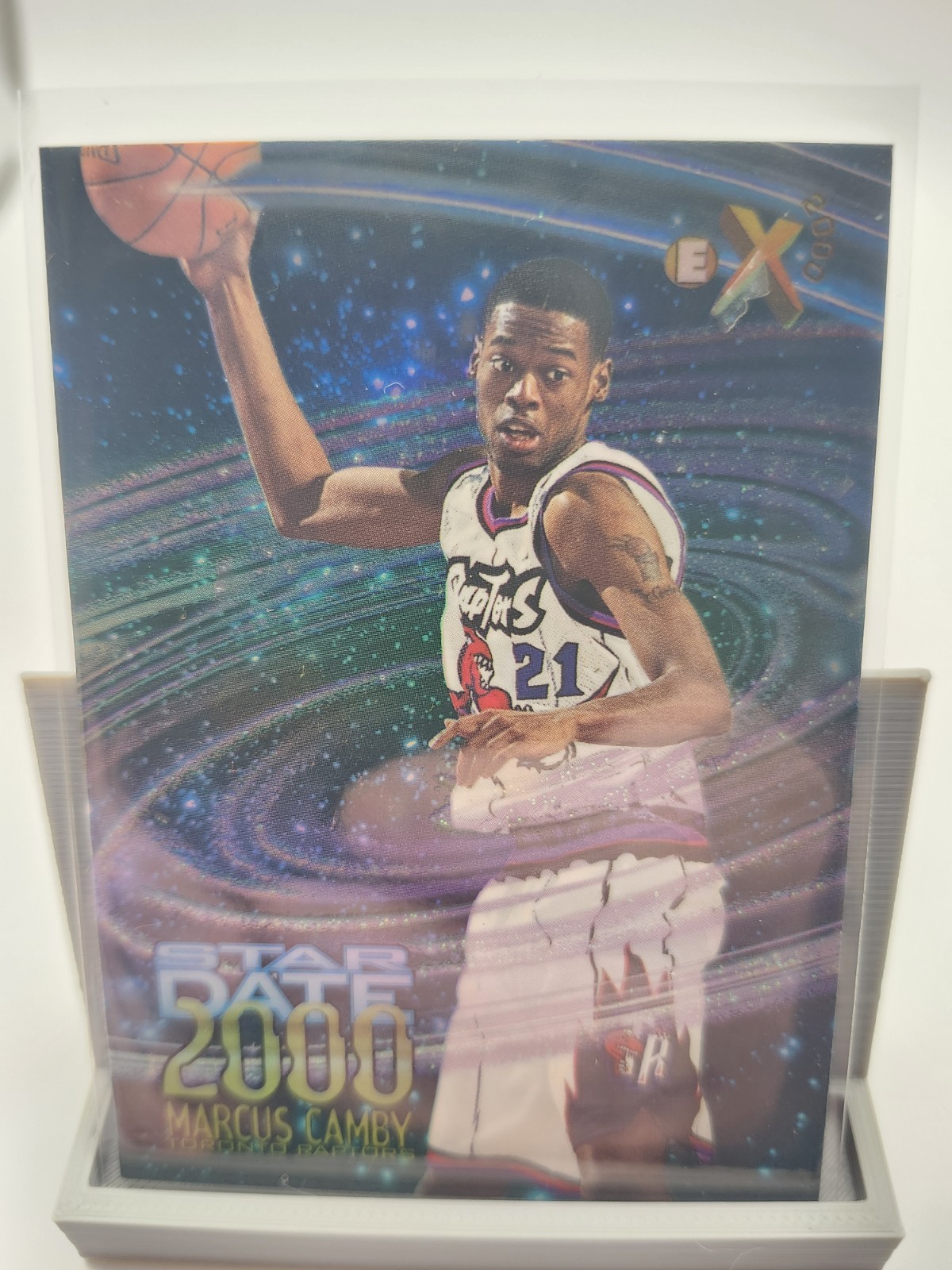 1996-97 E-X2000 STAR DATE 2000 #4 MARCUS CAMBY RC