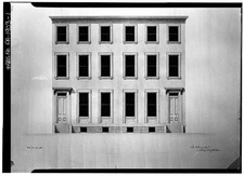 1. Photocopy of drawing (Source unknown) FRONT ELEVATION - H. Binney House,