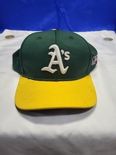 Oakland A's Athletics Baseball Cap Adjustable Green Yellow MLB Hat Youth
