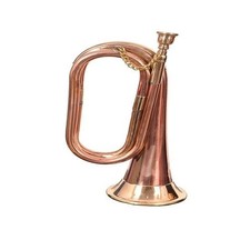 Solid Copper Brass Bugle To Play Gift Decorative Musical Instrument Classic