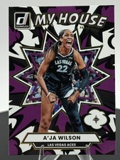 2025 Panini Donruss WNBA My House Purple Press Proof #5 A'Ja Wilson L.V. Aces