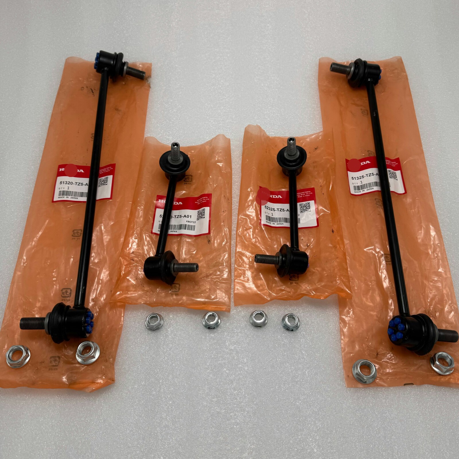 4Pcs Front & Rear Sway Bar Stabilizer End Link Set For 2014-2020 Acura MDX NEW