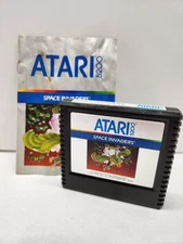 Atari 5200 Space Invaders Cartridge with Manual and Overlay