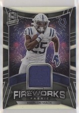 2020 Panini Spectra Fireworks Fabric 32/99 Marlon Mack #12 0g4