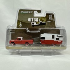 Greenlight Collectibles Diecast 1:64 - 1962 Dodge D-100 & Shasta Airflyte (2015)