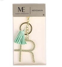 Letter R Key Chain keychain Modern Expressions Monogram Keychain