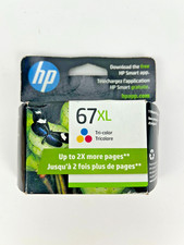 HP 67XL Tri-Color Ink Cartridge 3YM58AN New Sealed Genuine High Yield EXP 11/27