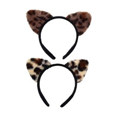 Leopard Pattern Headband Women and Girl Costume Hairhoop Cosplay Party Supply