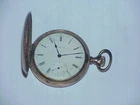 Vintage Elgin Hunting Case Wind Up Mens Pocket Watch That DOES Work
