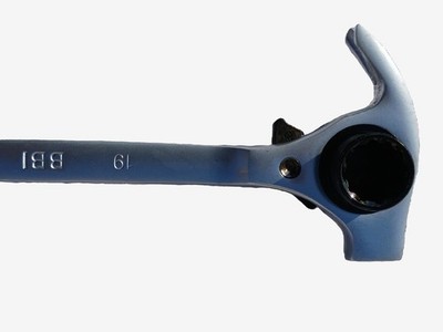 Gerüst Ratsche Podger Endschlüssel 19 17 mm Klauenhammer HEBEL 4 in1