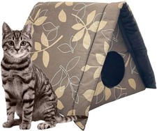 Stray Cats Shelter Waterproof Outdoor Cat House Foldable Warm Pet Cave Winter