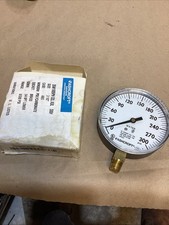 NIB ASHCROFT 35W 1005PH PRESSURE GAUGE 3-1/2  , 0-300 , 1/4" NPT
