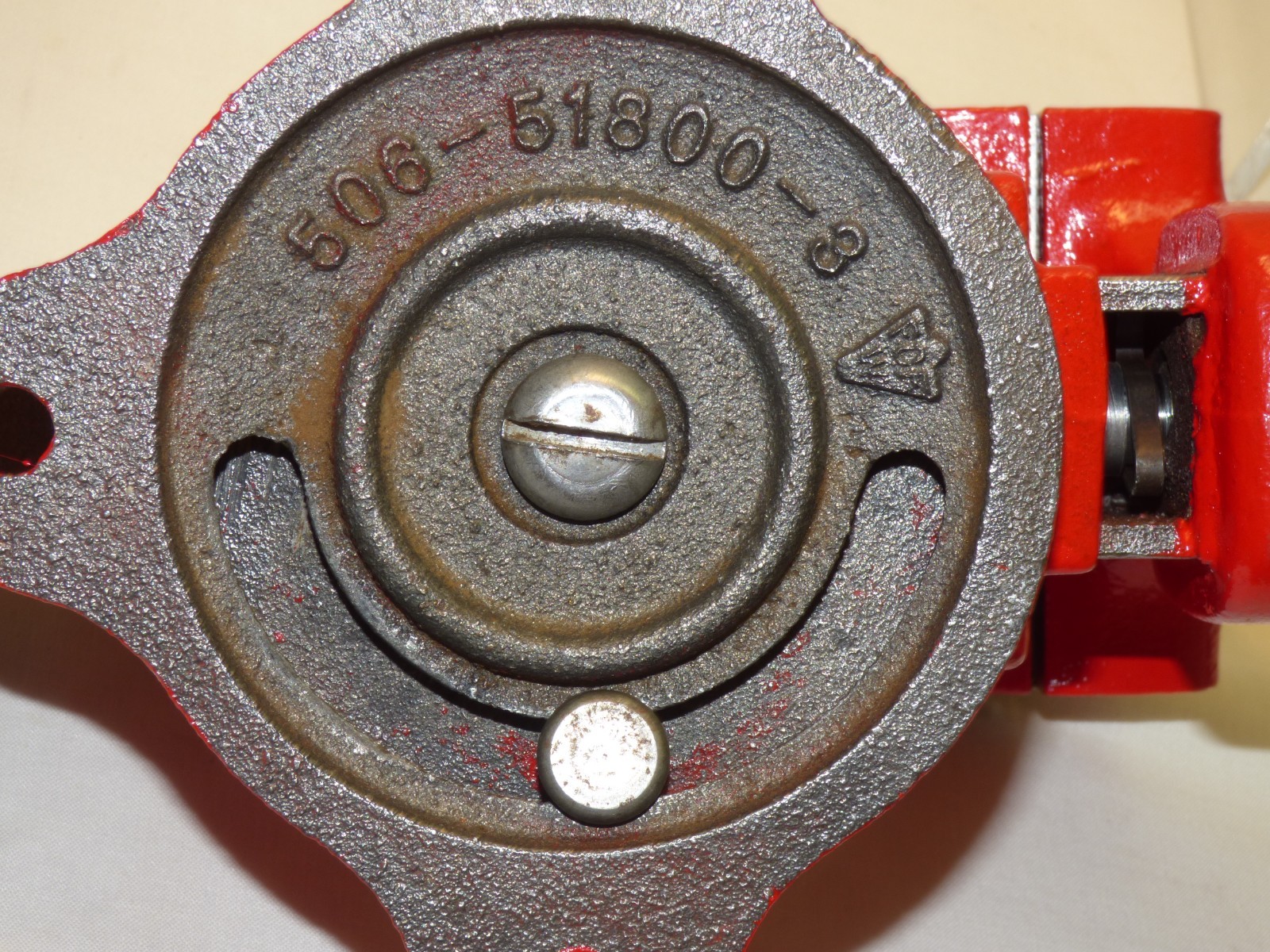 Vintage Sears CRAFTSMAN Machinist Swivel Bench VISE 506-51801 USA 3 1/2" Jaws