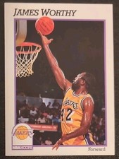 1991-92 Hoops James Worthy Los Angeles Lakers #106