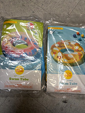 Sun Squad Inflatable Swim Tube 36 in. Pool Float MPN O91 11-2624-800 set of 2