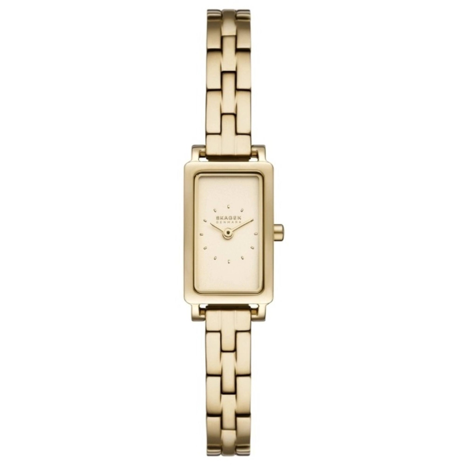 Skagen Women's Analog Watch Hagen Quartz Gold Tone Dial Steel Bracelet SKW3154