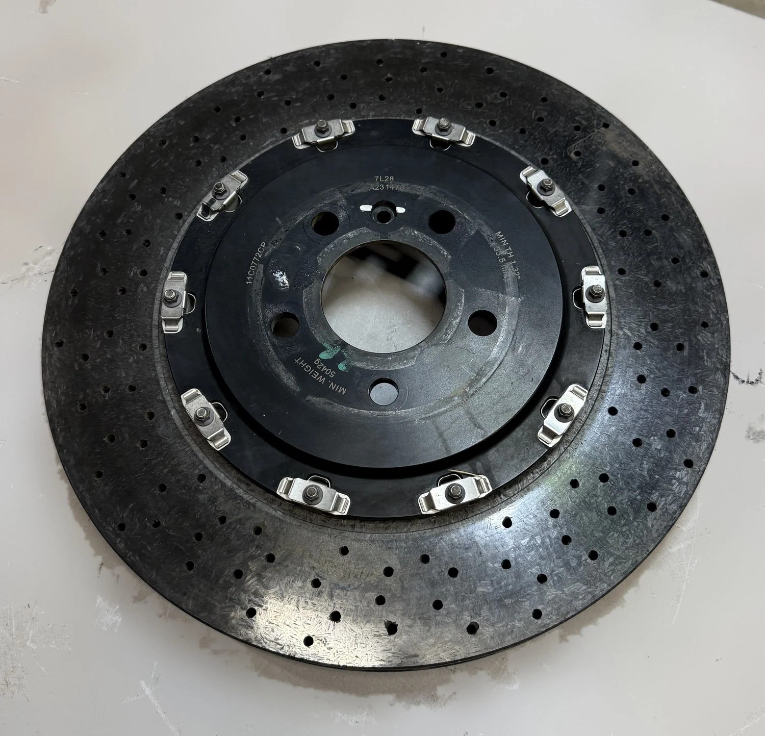 McLaren 570S 2016-2021 Rear Brake disc P/N 11C0772CP