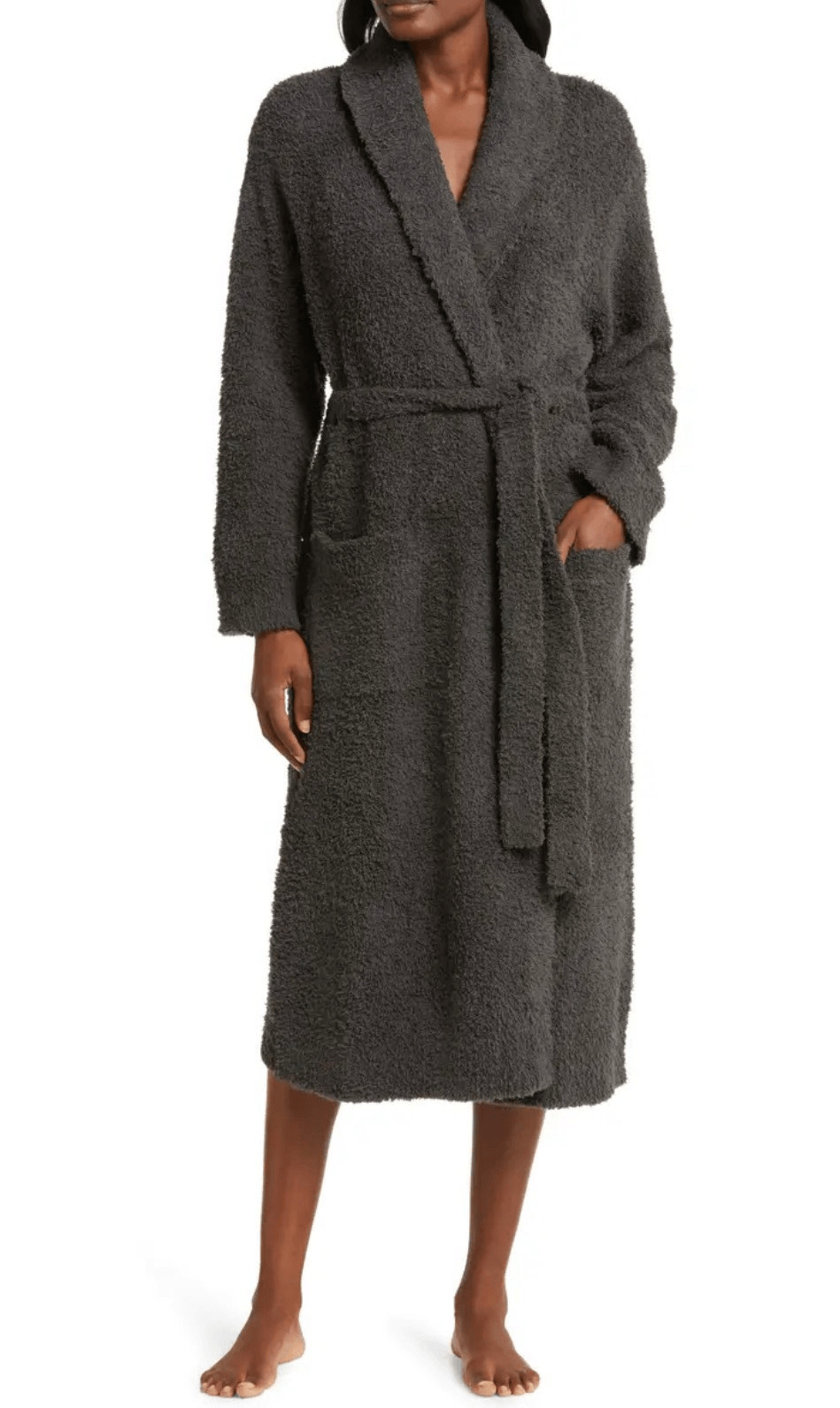 Barefoot Dreams CozyChic Robe | 1 in Carbon
