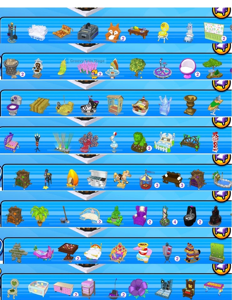 Webkinz Classic - VIRTUAL ITEM(S) - Furniture - PICK ONE - Image 2 of 4