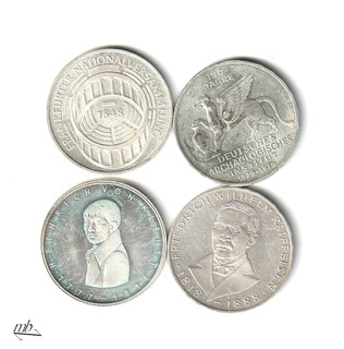 West Germany 4 x 5 D Mark 1968 1979 638