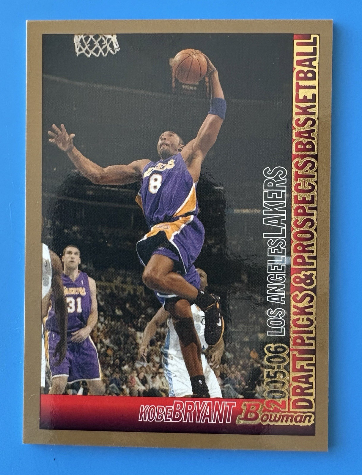 2005-06 Bowman Draft Picks & Prospects KOBE BRYANT #69 Gold Parallel Lakers