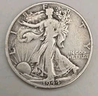 1944-D Walking Liberty Silver Half Dollar 50c - Denver Mint
