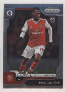 2019 Panini Chronicles Premier League Prizm Update Nicolas Pepe #301 Rookie RC