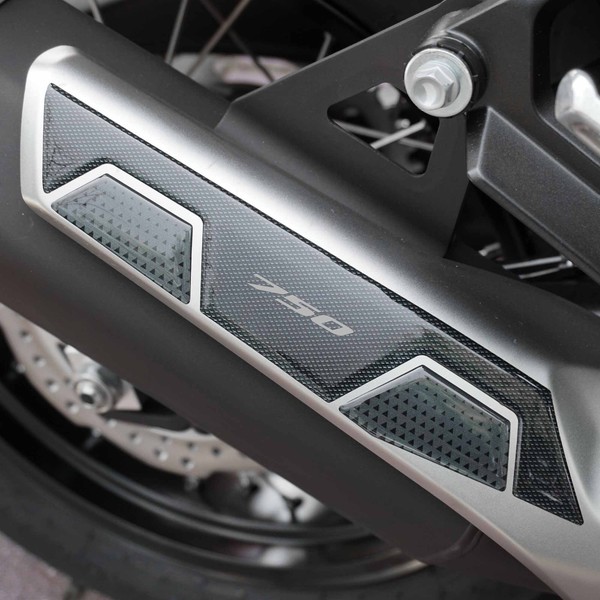 3D Aufkleber Schutz FüR Honda Transalp XL750 2023 Motorrad Auspuff-image