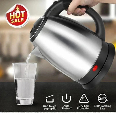 Electric Water Kettle New 2L Hot Water Kettle Stainless Steel Hot Boil Tea Maker