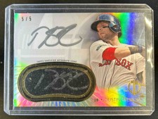 2014 Topps Tribute Dustin Pedroia Eccentric Eye Black Auto #5/5 Red Sox