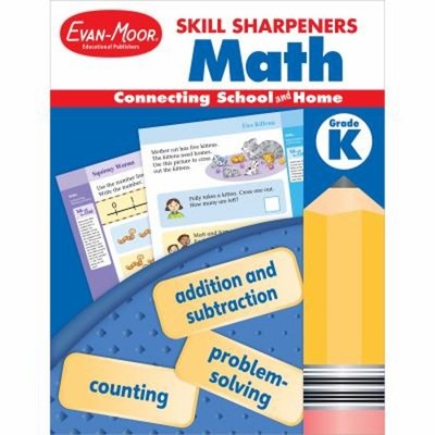 Skill Sharpeners: Math, Grade K Paperback Evan-Moor Educational P