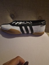 Adidas Taekwondo Mei Ballet Shoes Women  s Size 7   White / Black Rare