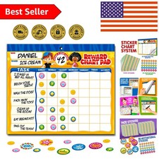 Interactive Reward Chart for Kids: 26 Perforated Pages and 2800 Stickers