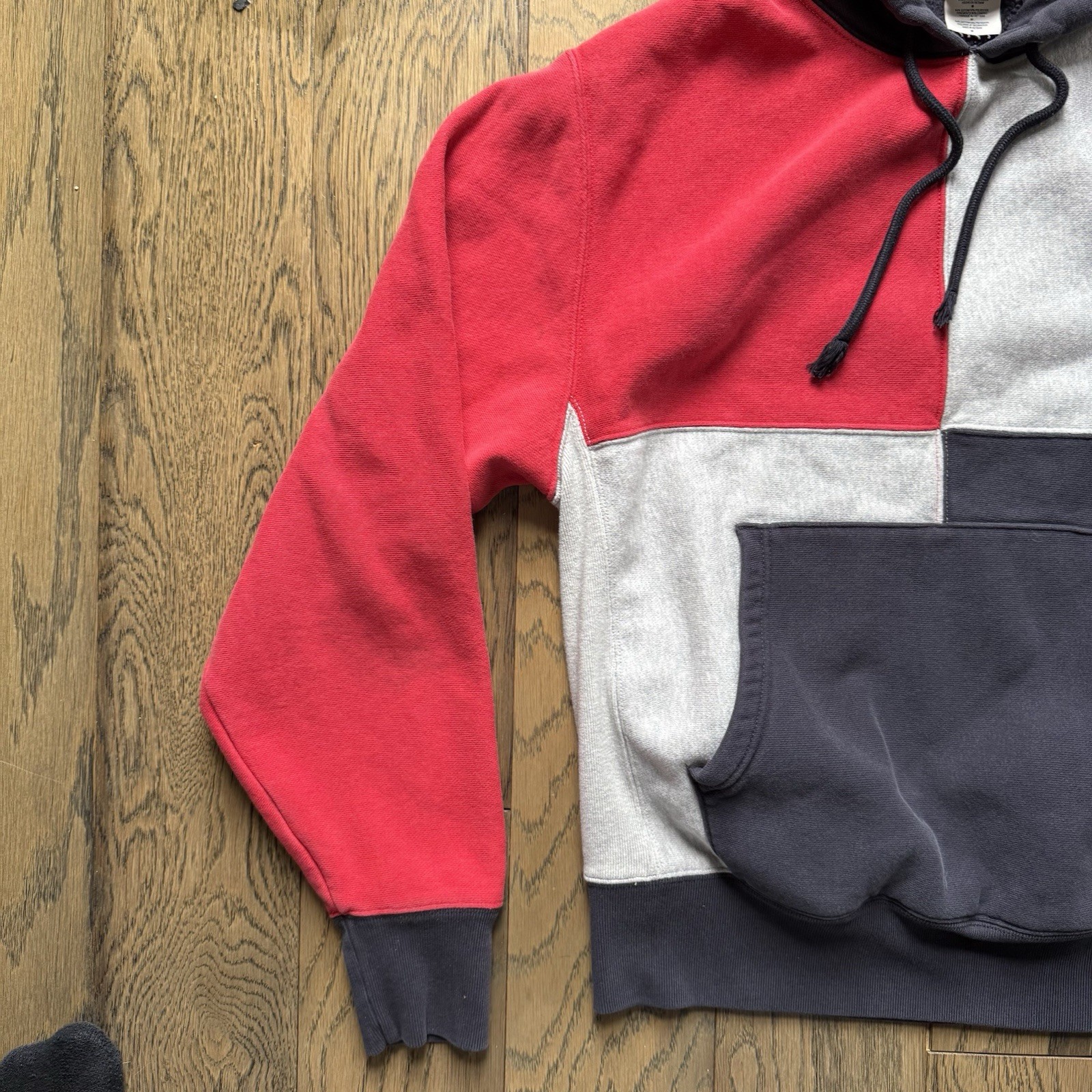 Vintage Champion Reverse Weave Patchwork Hoodie C… - image 2