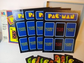 Vintage NES Arcade Pac Man 1982 Card Family Game Night Milton Bradley #4222