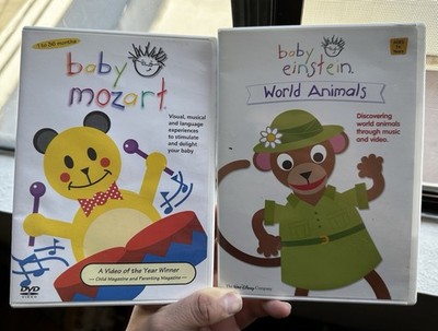 Baby Einstein: World Animals & Baby Mozart (DVD, 2002) Lot of 2