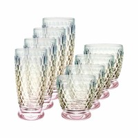 Villeroy & Boch Boston Pearl Longdrink- Und Wasserglas-Set 8-Teilig