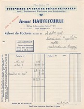 1947 FOURNITURES EN GROS DE PIECES DETACHEES POUR L EQUIPEMENT ELECTRIQUE D