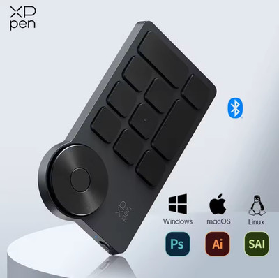 XPPen Drahtlose Tastenkombination Fernbedienung Express Schlüssel Bluetooth 5.0 Anpassbare Tastenkombination k
