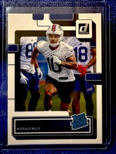 KHALIL SHAKIR 2022 PANINI DONRUSS BUFFALO BILLS RATED ROOKIE CARD RC # 343. rookie card picture