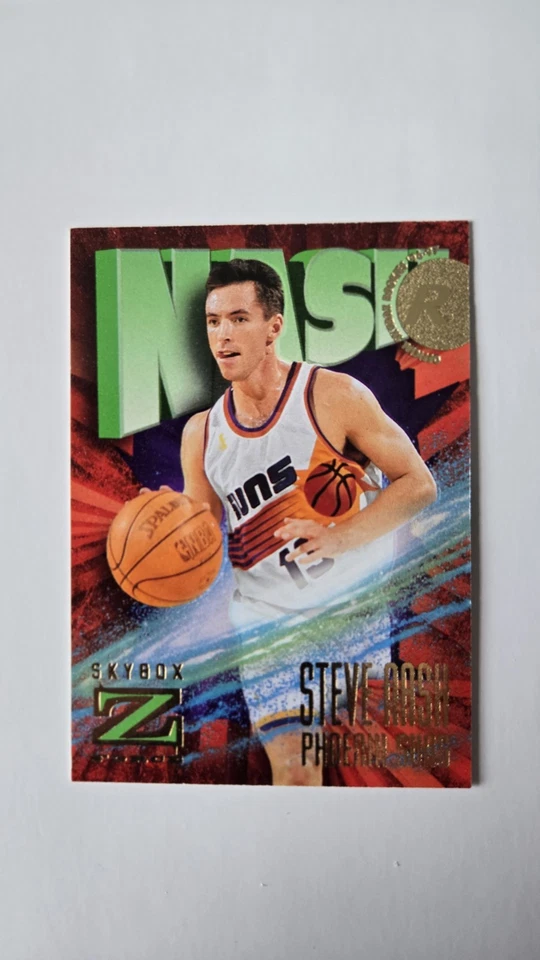 1996-97 Topps Steve Nash #75 REFRACTOR (RC) + Bonus 1997 Skybox Steve Nash - Image 4 of 4