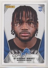 2020 Panini NFL Sticker & Card Collection D'Andre Swift #90 Rookie RC 3bs. rookie card picture