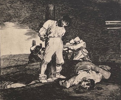 Francisco Goya 1746-1828 Die Desaster Des Krieges Photogravur Ca. 1930 Spanien